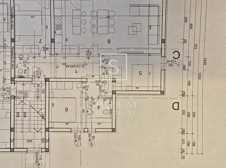 GORNJI ZAMET, TROSOBAN STAN S OKUĆNICOM U NOVOGRADNJI — fotografija 2