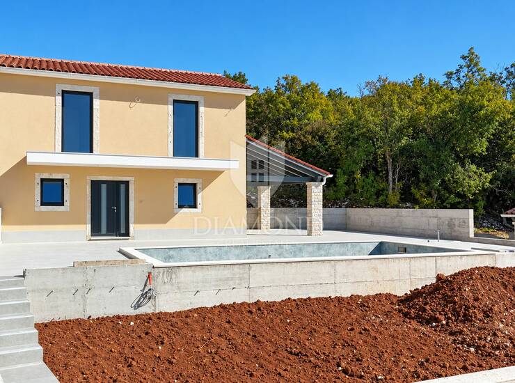 Istra, Labin, kuća za odmor s pogledom na more — fotografija 4