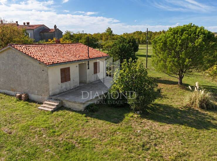 Labin, okolica, kuća s potencijalom u zelenom okruženju