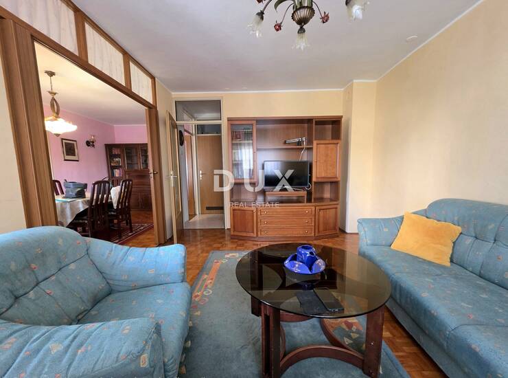 Rijeka, Krnjevo, trosobni stan, 83m2, pogled na more — fotografija 3