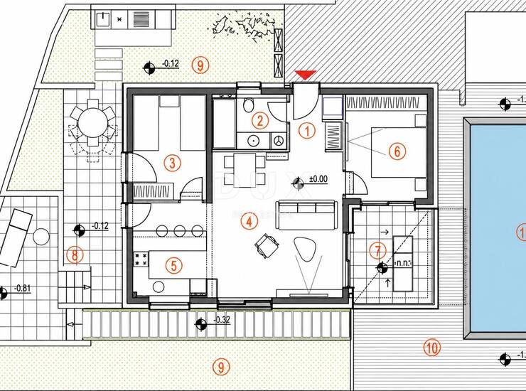 Dalmacija, Primošten, trosobni stan, 159,20 m², bazen — fotografija 6