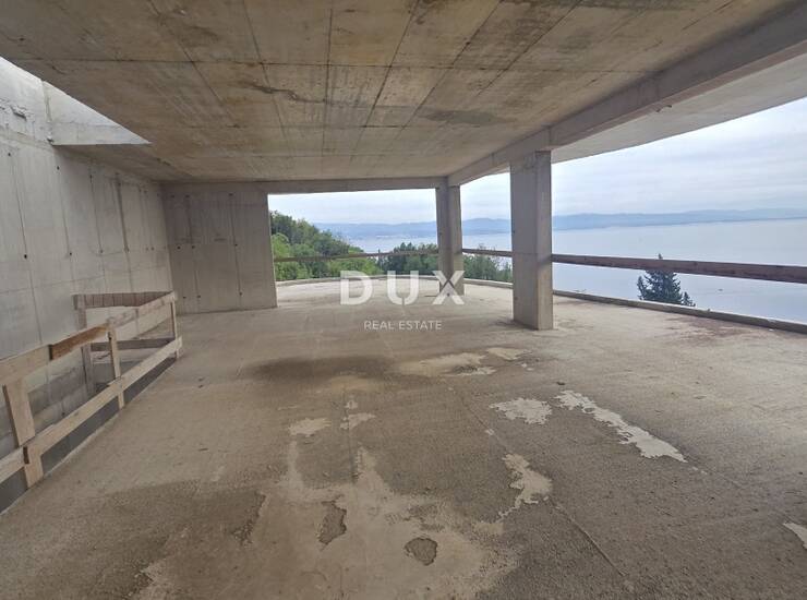 Opatija, Medveja, zemljište, 1080 m2, vila u izgradnji — fotografija 3