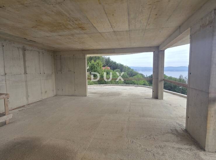 Lovran, Medveja, vila, 450 m2, u izgradnji, okoliš 1080 m2 — fotografija 6