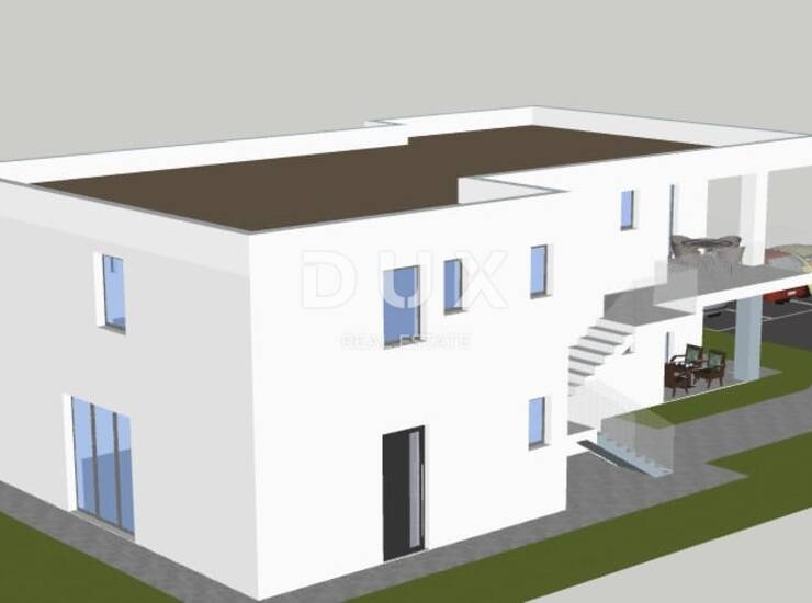 Matulji, Brešca, dvosobni stan, 70m2, prizemlje, novogradnja, okućnica — fotografija 4