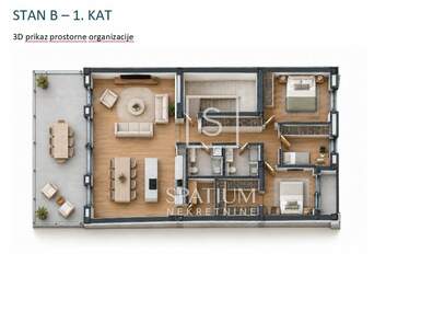 Cetvorosoban stan Vatrogasno naselje, Osijek 146m² - 413.650 € | SveHrNekretnine