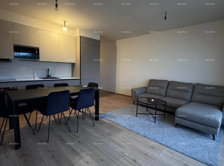 NAMJEŠTEN STAN U NOVOGRADNJI S GARAŽNIM PARKIRNIM MJESTOM – POREČ

Pro... — fotografija 2