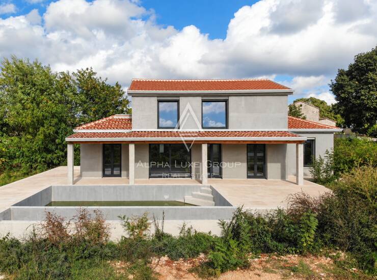 Istra, Tinjan, moderna kuća s bazenom i velikom parcelom — fotografija 2