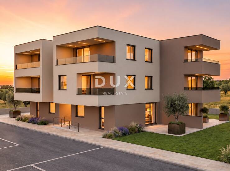 Vodice, 3-soban stan, 62,10 m², 700m od mora, pogled na more — fotografija 3