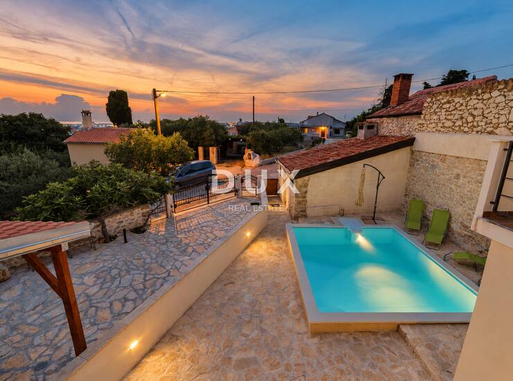 Zadar, Crno, kamena kuća, 145 m², bazen, sauna — fotografija 3