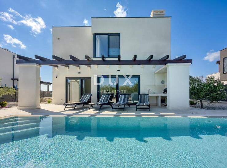 Vodnjan, Galižana, vila, 150 m², bazen i pogled na more