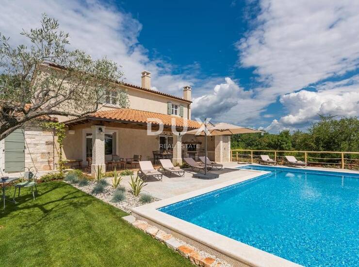 Svetvinčenat, kamena vila, 163 m², infinity bazen — fotografija 2