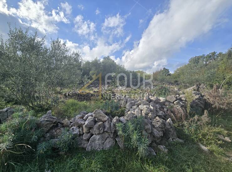 Otok Krk, Risika, građevinsko zemljište, 449 m2 — fotografija 2
