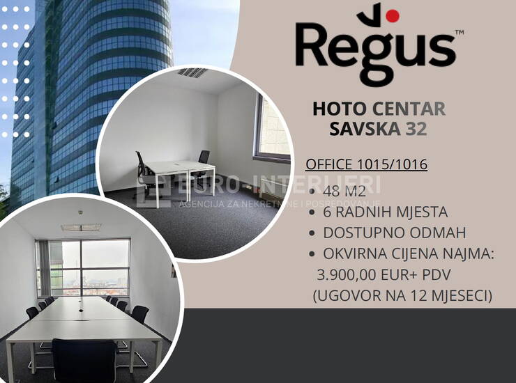 Zagreb, Trešnjevka, zakup ureda 6 radnih mjesta — fotografija 3