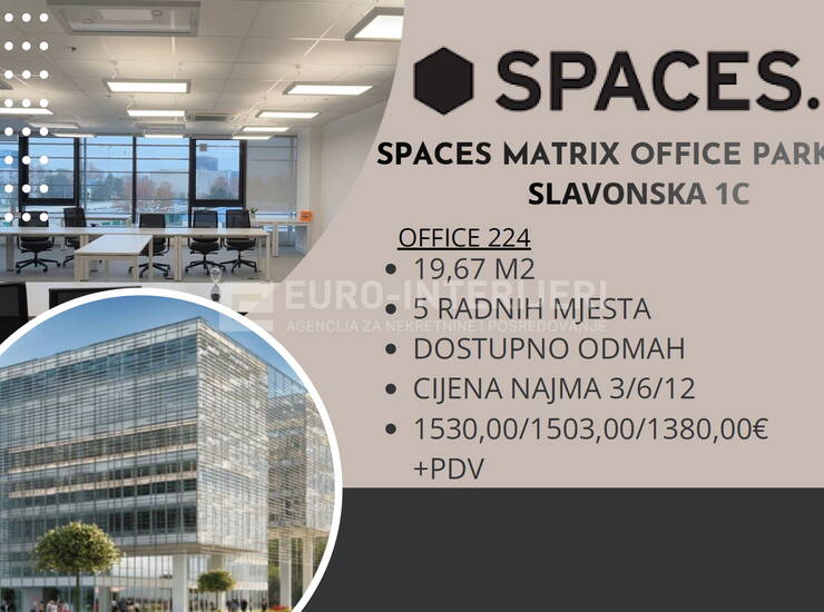 ZAKUP UREDA - ZAGREB, Matrix Office Park na Slavonskoj aveniji — fotografija 2