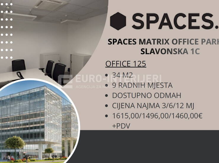 ZAKUP UREDA - ZAGREB, Matrix Office Park na Slavonskoj aveniji — fotografija 4