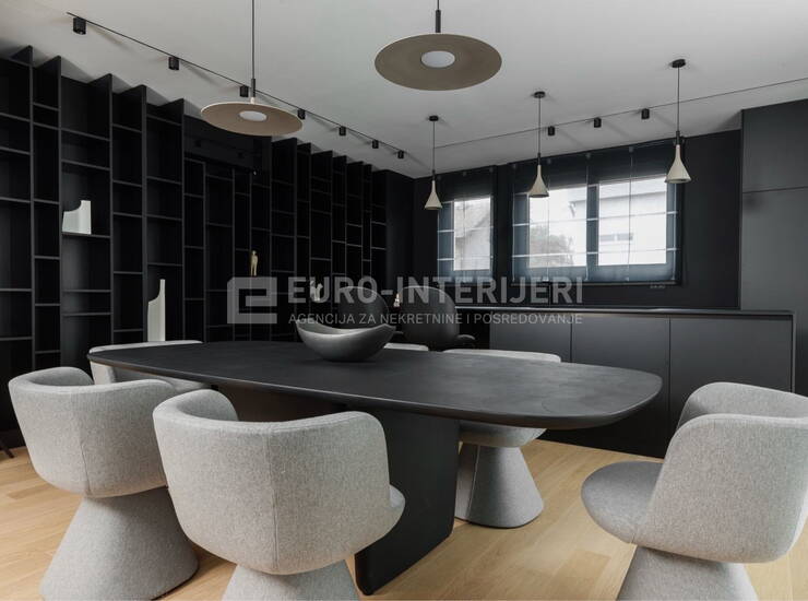 Zagreb, Srebrnjak, luksuzan trosoban stan 152 m² balkon, terasa GM, PM — fotografija 4