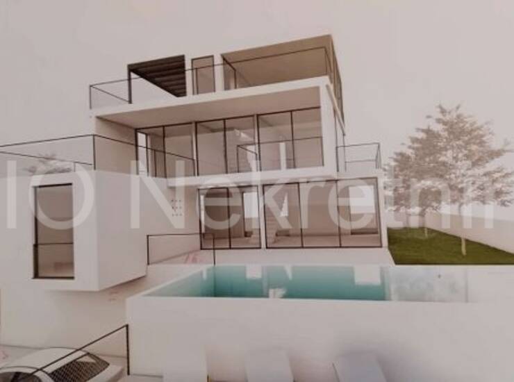 Rogoznica, Kanica, građevinsko zemljište sa idejnim projektom, 400m2 