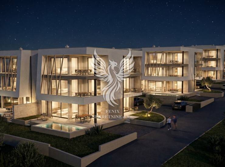 TRIBUNJ HILLS RESIDENCE, PREDIVAN 2S + DB STAN S POGLEDOM NA MORE 