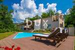 Istra, Buzet, vila, 285 m², 4 spavaće sobe, vanjski bazen — fotografija 3