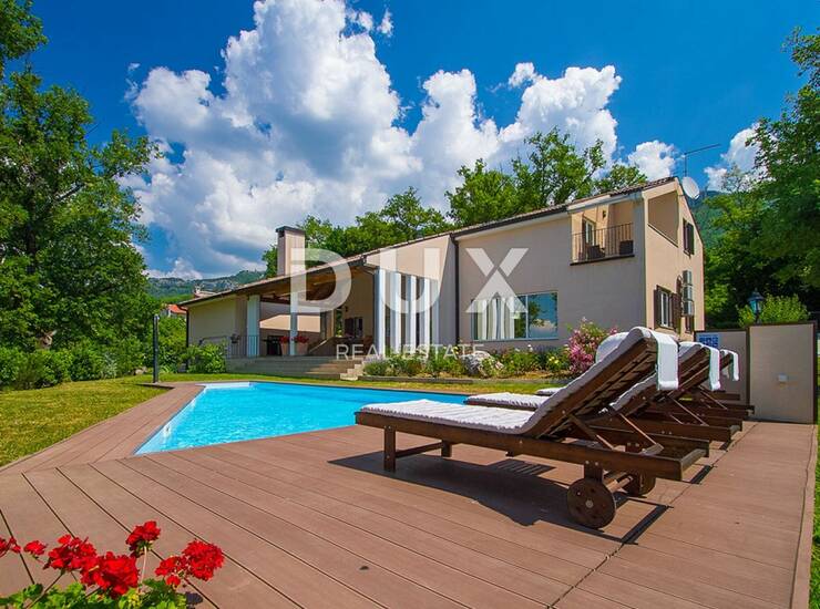 Istra, Buzet, vila, 285 m², 4 spavaće sobe, vanjski bazen — fotografija 3