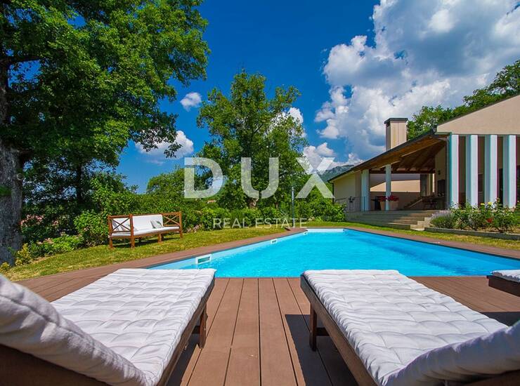 Istra, Buzet, vila, 285 m², 4 spavaće sobe, vanjski bazen — fotografija 5