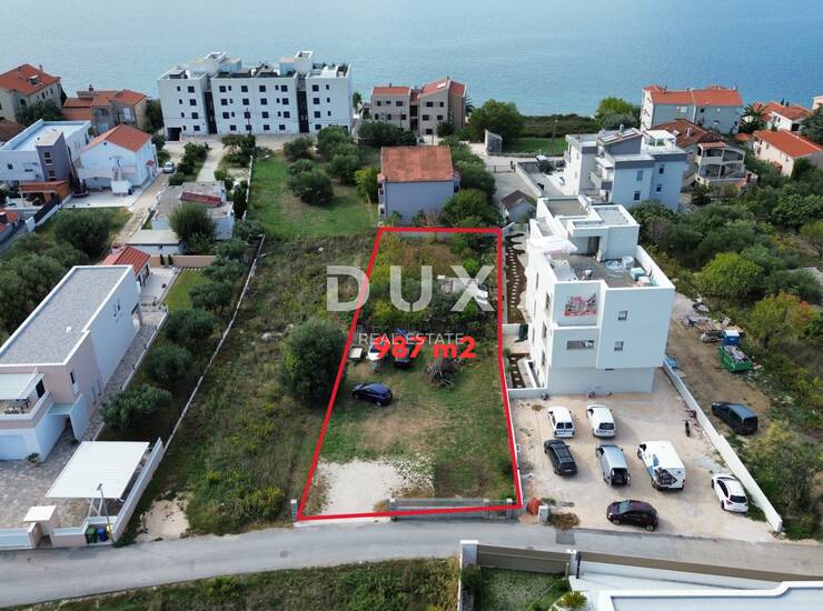 Zadar, Bibinje, građevinsko zemljište, 987 m2