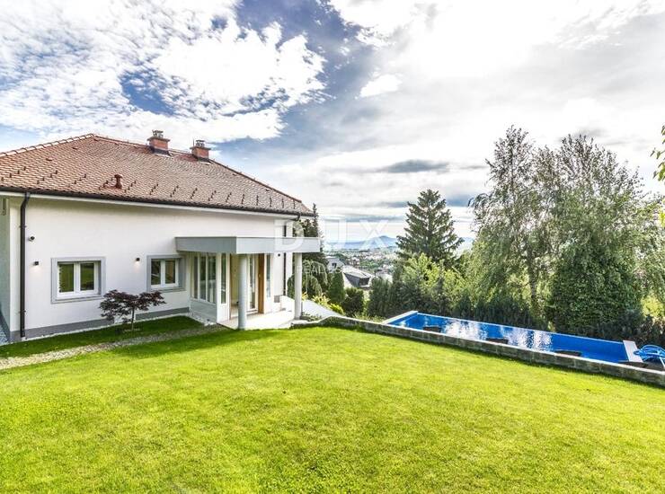 ZAGREB, ŠESTINE - Vila s bazenom i pogledom, mirna rezidencijalna lokacija — fotografija 3