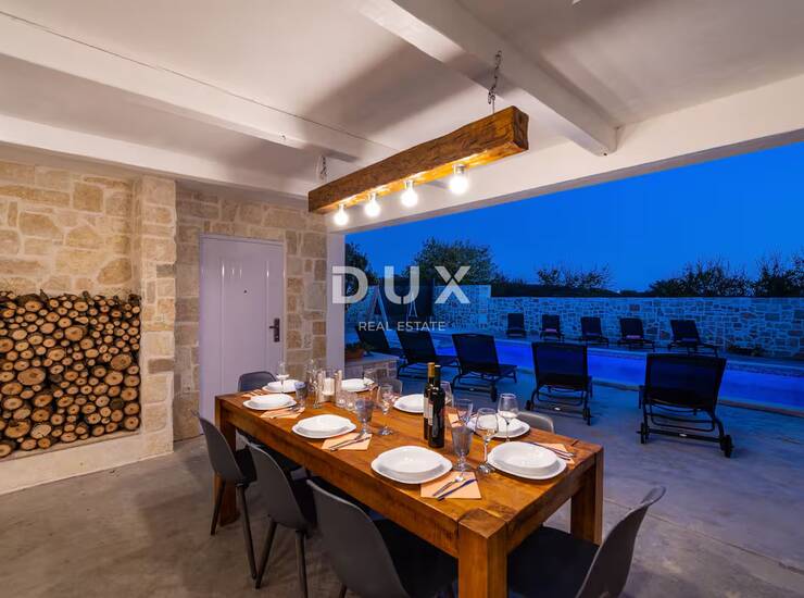 ZADAR, MURVICA GORNJA - Kamena vila s bazenom! Biznis investicija! — fotografija 5