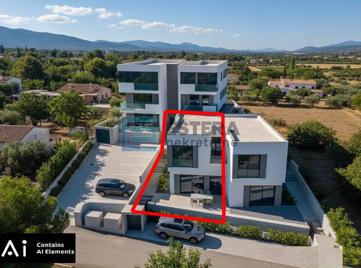 Dvoetažni apartman 89 m2 PRODAJA Sveti Filip i Jakov, POGLED NA MORE, 2s, park