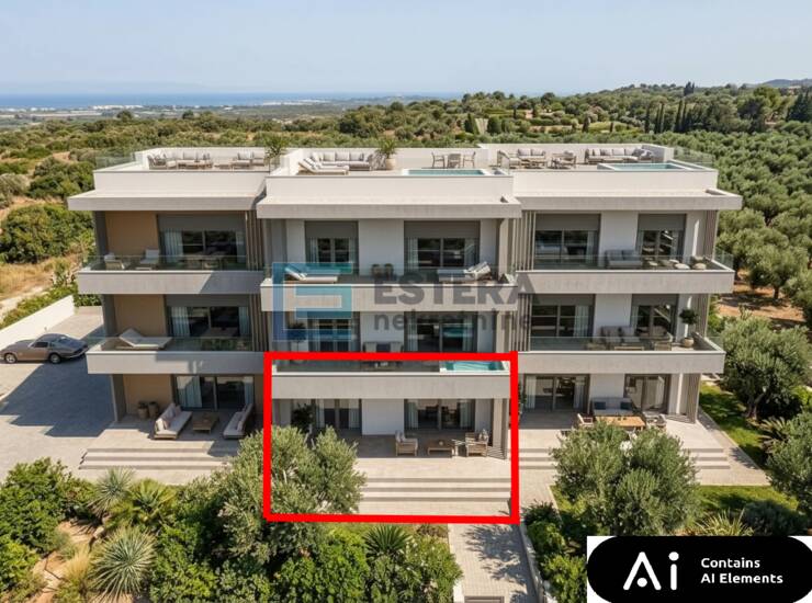 Apartman A1 60 m2 PRODAJA Turanj, 2s, priz, parking, vrt, 250 m od mora