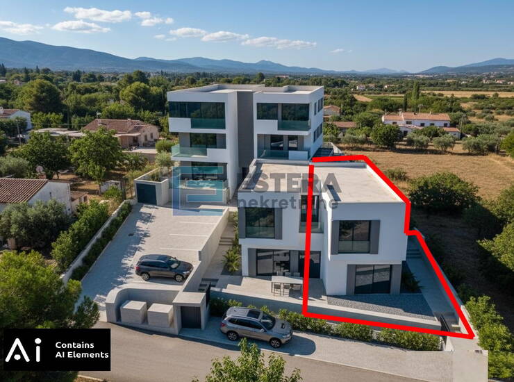 Dvoetažni apartman 92 m2 PRODAJA Sveti Filip i Jakov, POGLED NA MORE, 3s, park