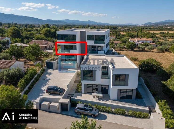 Apartman 77 m2 PRODAJA Sveti Filip i Jakov, POGLED NA MORE, 3s, 1.kat , parking