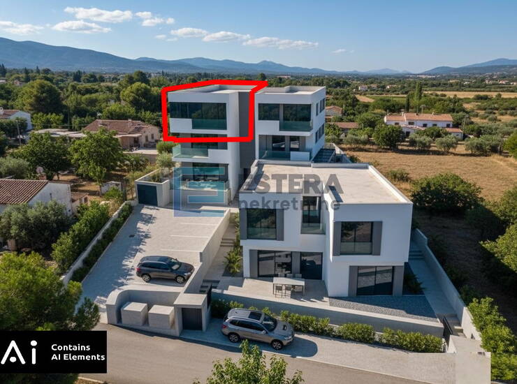 Apartman 95 m2 PRODAJA Sveti Filip i Jakov, POGLED NA MORE, 2s, 2.kat , parking