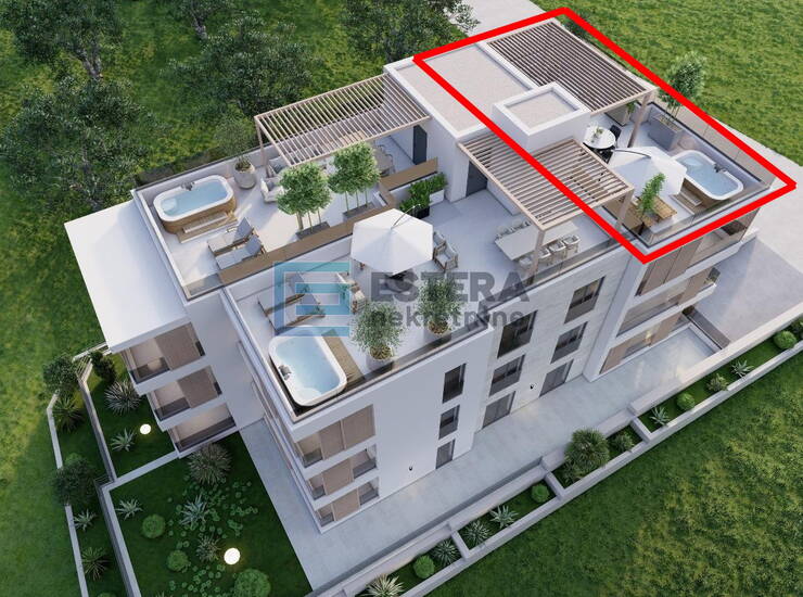 Apartman S4 98 m2 PRODAJA 3s, 2. kat, balkon, garaža, ostava, krovna terasa — fotografija 2