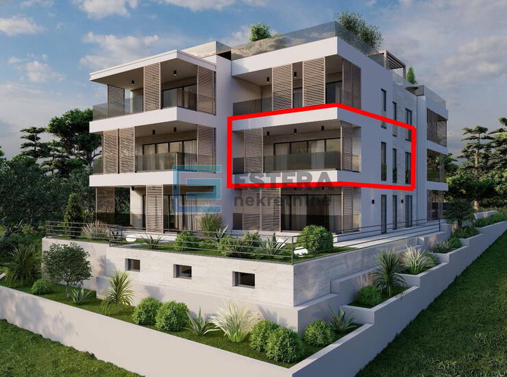 Apartman S2 81 m2 PRODAJA 3s, 1. kat, balkon, garaža, ostava, pogled na more