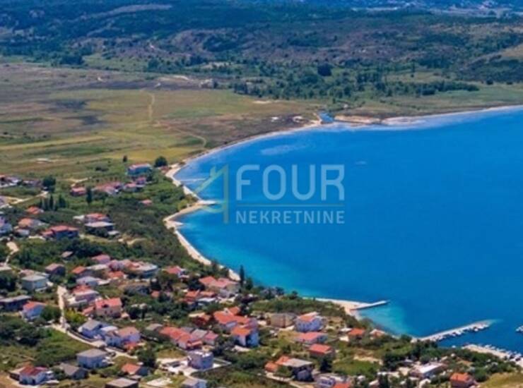 Zadar - okolica, Rtina, građevinsko zemljište, 1. red do mora — fotografija 2