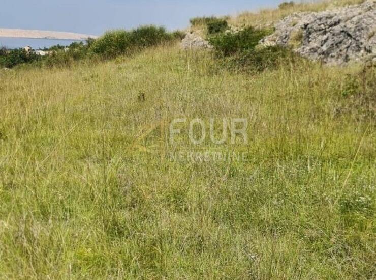 Zadar, Rtina, građevinko zemljište 1.294m2, pogled na more — fotografija 2