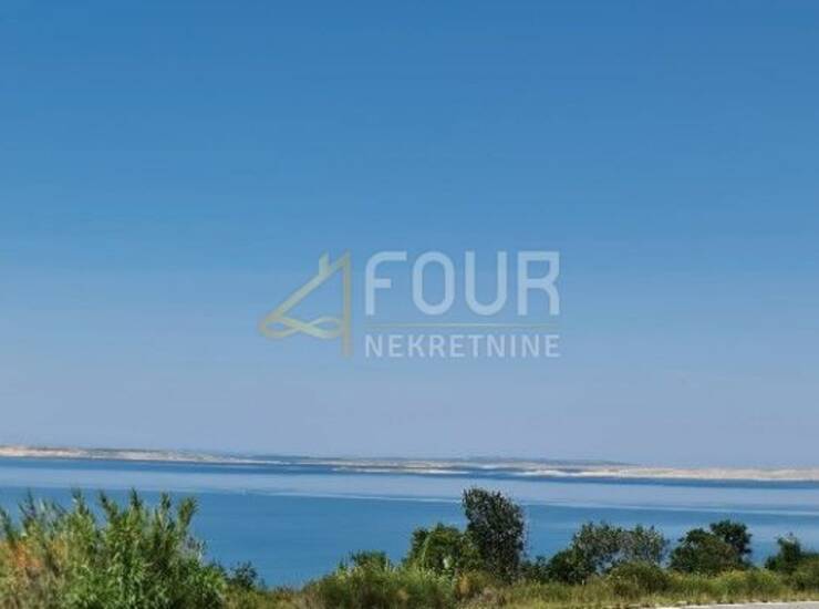 Zadar, Rtina, građevinko zemljište 1.294m2, pogled na more — fotografija 3