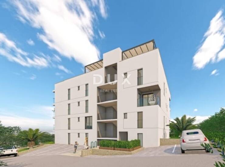 Okrug Gornji, Čiovo, stan 2S+DB s vrtom, 78,25 m² — fotografija 4