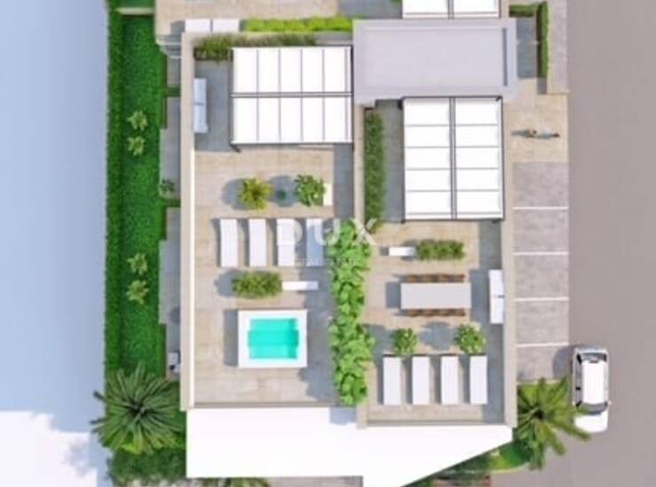 Okrug Gornji, Čiovo, stan 2S+DB s vrtom, 78,25 m² — fotografija 5