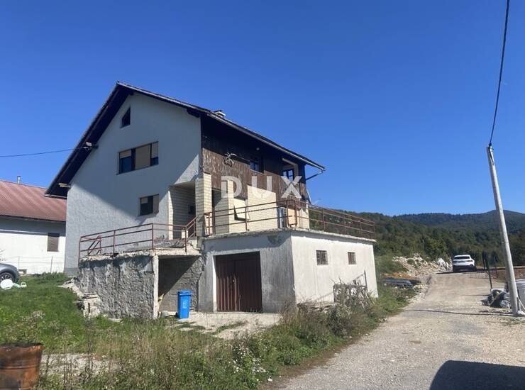 Gorski kotar, Mrkopalj, kuća 350 m2, 1100 m2 okućnica — fotografija 3