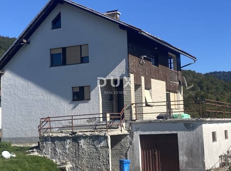 Gorski kotar, Mrkopalj, kuća 350 m2, 1100 m2 okućnica — fotografija 5