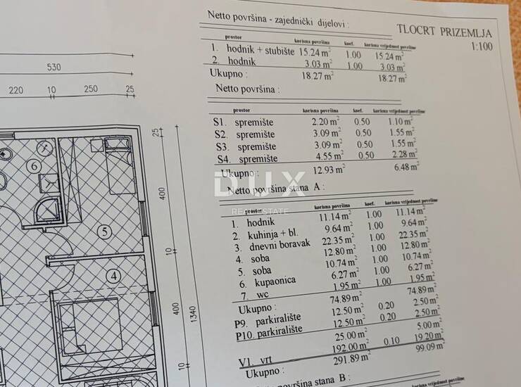 Rijeka, Viškovo, dvosoban stan, 74,89 m2, novogradnja, okućnica, dva parkirna — fotografija 3