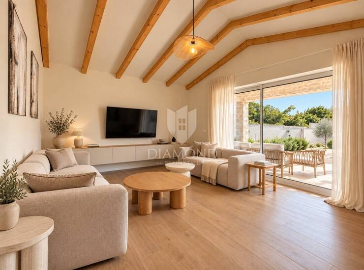 Kamena villa sa pogledom na more, Labin,okolica — fotografija 5