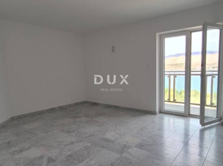Otok Pag, grad Pag, 5 min od centra, dvosobni stan, 51,24 m²