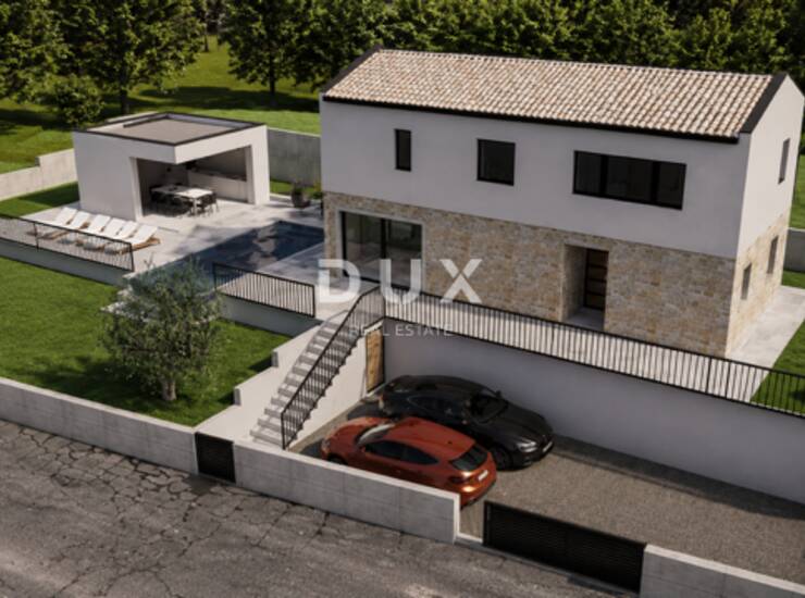 Istra, Motovun, moderna kuća, 122 m2, novogradnja, bazen — fotografija 2