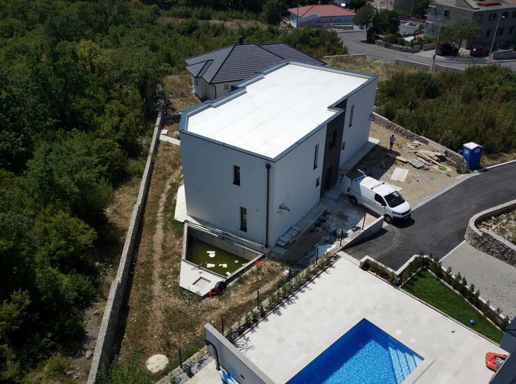 Istra, Diminići – vila s prekrasnim bazenom i pogledom na more — fotografija 2