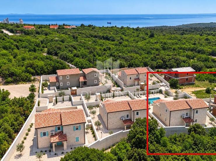 Kamena villa sa pogledom na more, Labin,okolica — fotografija 2