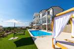 Istra, Diminići – vila s bazenom i panoramskim pogledom na more — fotografija 2