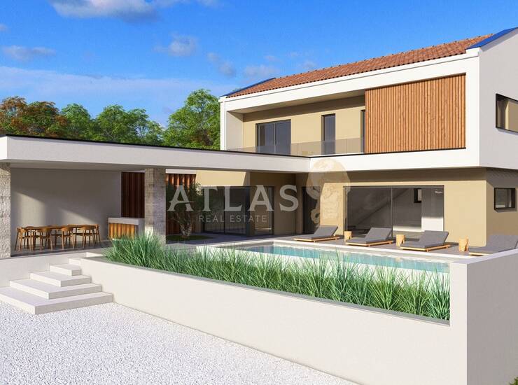 ŽMINJ | Moderna vila s bazenom vrlo blizu centra Žminja